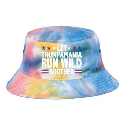 Let Trumpamania Run Wild Brother Pro Trump Tie Dye Newport Bucket Hat