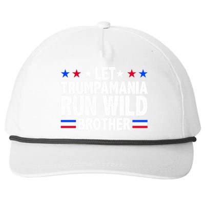 Let Trumpamania Run Wild Brother Pro Trump Snapback Five-Panel Rope Hat