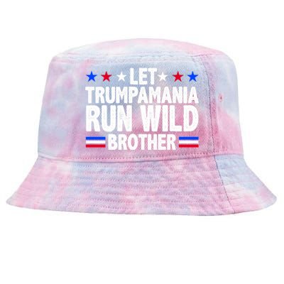 Let Trumpamania Run Wild Brother Pro Trump Tie-Dyed Bucket Hat