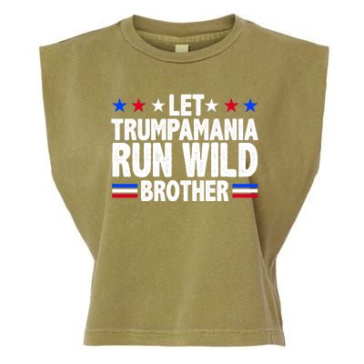 Let Trumpamania Run Wild Brother Pro Trump Garment-Dyed Women's Muscle Tee