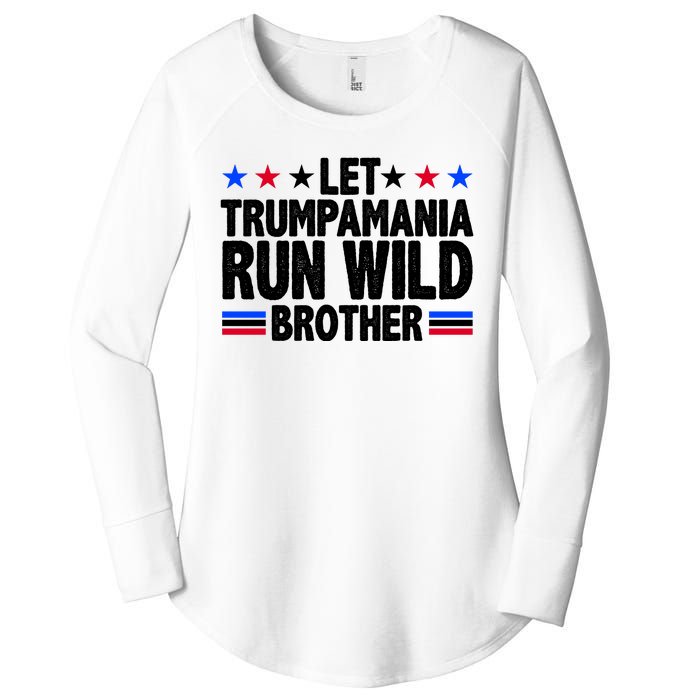 Let Trumpamania Run Wild Brother Pro Trump Women's Perfect Tri Tunic Long Sleeve Shirt