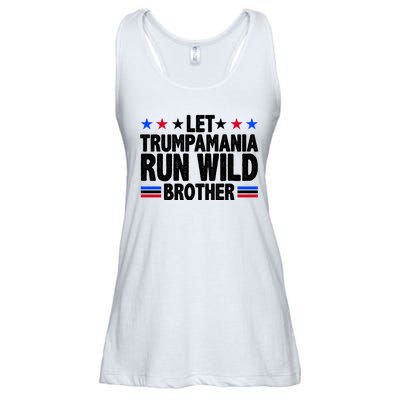 Let Trumpamania Run Wild Brother Pro Trump Ladies Essential Flowy Tank