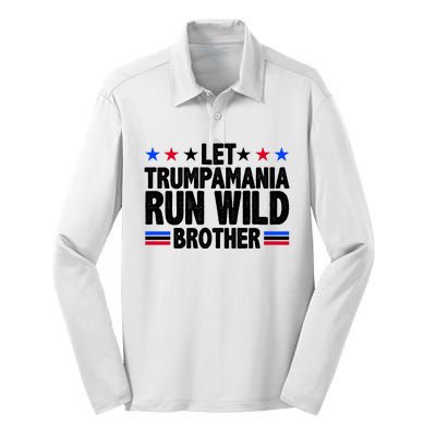 Let Trumpamania Run Wild Brother Pro Trump Silk Touch Performance Long Sleeve Polo