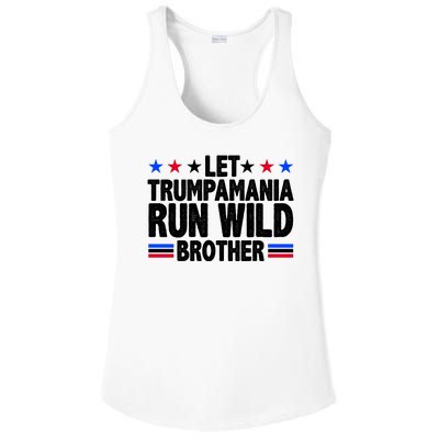 Let Trumpamania Run Wild Brother Pro Trump Ladies PosiCharge Competitor Racerback Tank