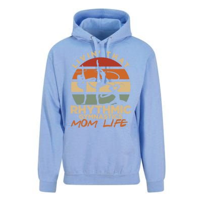 Livin That Rhythmic Gymnastics Mom Life Artistic Gymnast Cool Gift Unisex Surf Hoodie