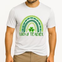 Lucky Teacher Rainbow St Patricks Day Cooling Performance Crew T-Shirt