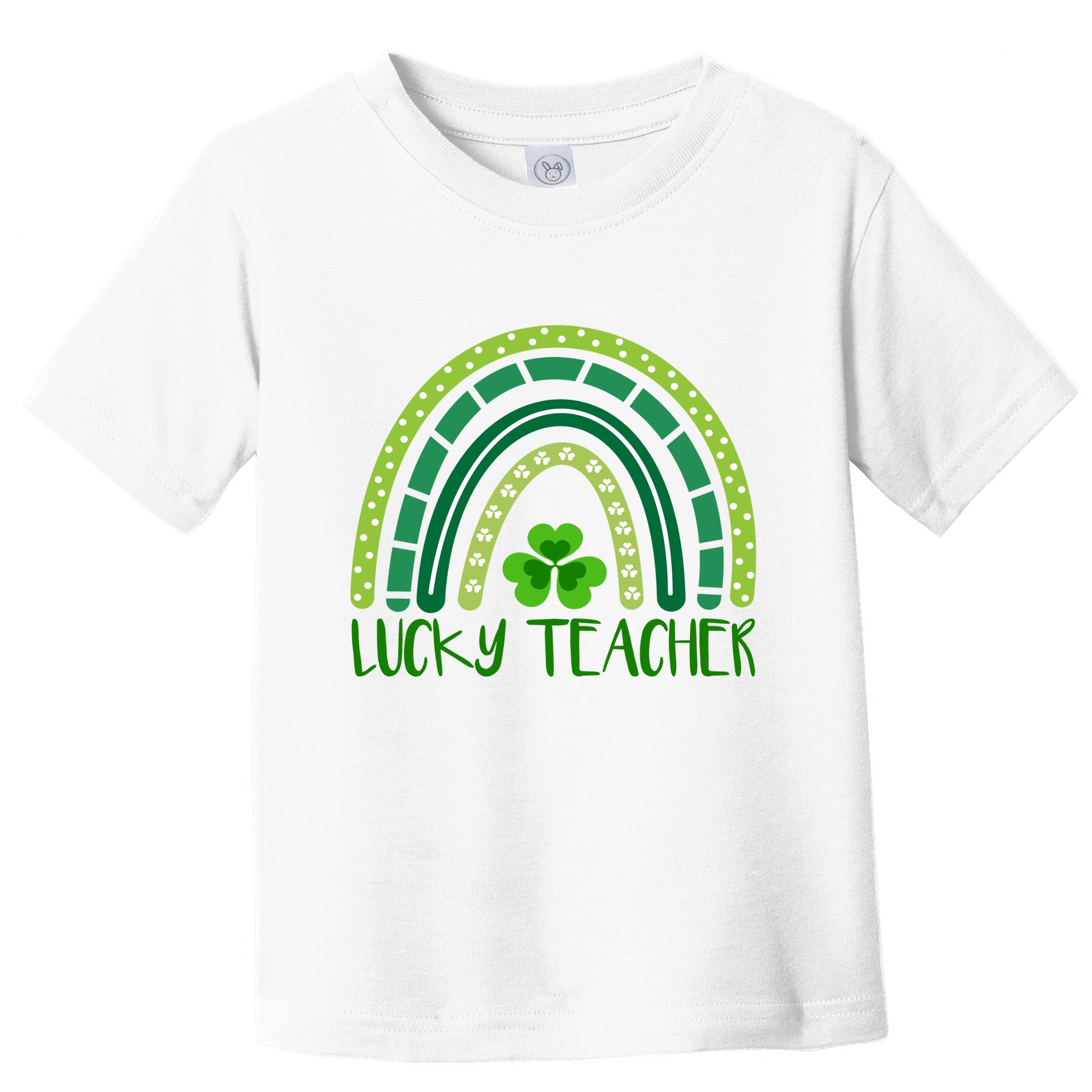 Lucky Teacher Rainbow St Patricks Day Toddler T-Shirt