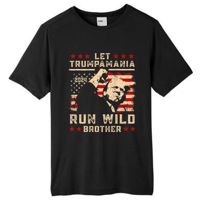 Let Trumpamania Run Wild Trump 45 47 Political Trumpamania Tall Fusion ChromaSoft Performance T-Shirt