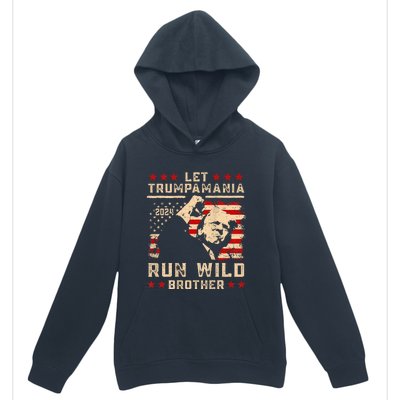 Let Trumpamania Run Wild Trump 45 47 Political Trumpamania Urban Pullover Hoodie