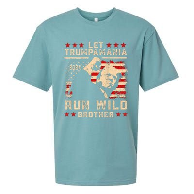 Let Trumpamania Run Wild Trump 45 47 Political Trumpamania Sueded Cloud Jersey T-Shirt