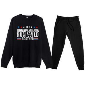 Let Trumpamania Run Wild Brother Premium Crewneck Sweatsuit Set