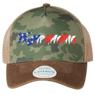 Let Trumpamania Run Wild Brother Trump 2024 Trumpamania Legacy Tie Dye Trucker Hat