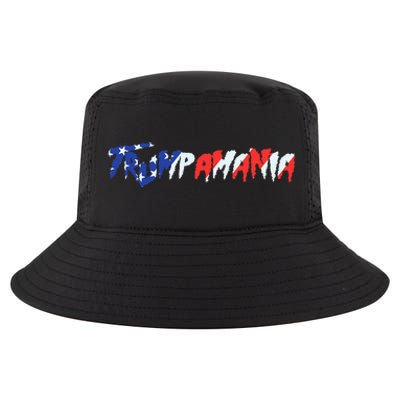 Let Trumpamania Run Wild Brother Trump 2024 Trumpamania Cool Comfort Performance Bucket Hat