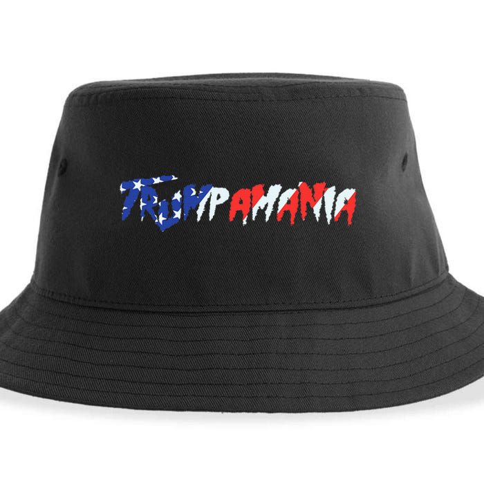 Let Trumpamania Run Wild Brother Trump 2024 Trumpamania Sustainable Bucket Hat