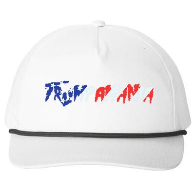 Let Trumpamania Run Wild Brother Trump 2024 Trumpamania Snapback Five-Panel Rope Hat