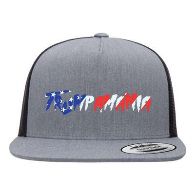 Let Trumpamania Run Wild Brother Trump 2024 Trumpamania Flat Bill Trucker Hat