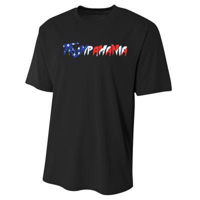 Let Trumpamania Run Wild Brother Trump 2024 Trumpamania Performance Sprint T-Shirt