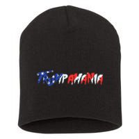 Let Trumpamania Run Wild Brother Trump 2024 Trumpamania Short Acrylic Beanie