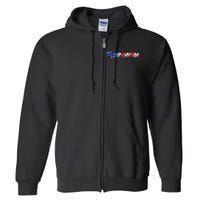 Let Trumpamania Run Wild Brother Trump 2024 Trumpamania Full Zip Hoodie