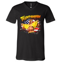 Let Trumpamania Run Wild Brother Trumpamania Trump 2024 V-Neck T-Shirt