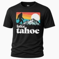 Lake Tahoe Retro Bigfoot Mountains Cooling Performance Crew T-Shirt