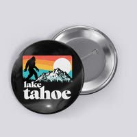Lake Tahoe Retro Bigfoot Mountains Button