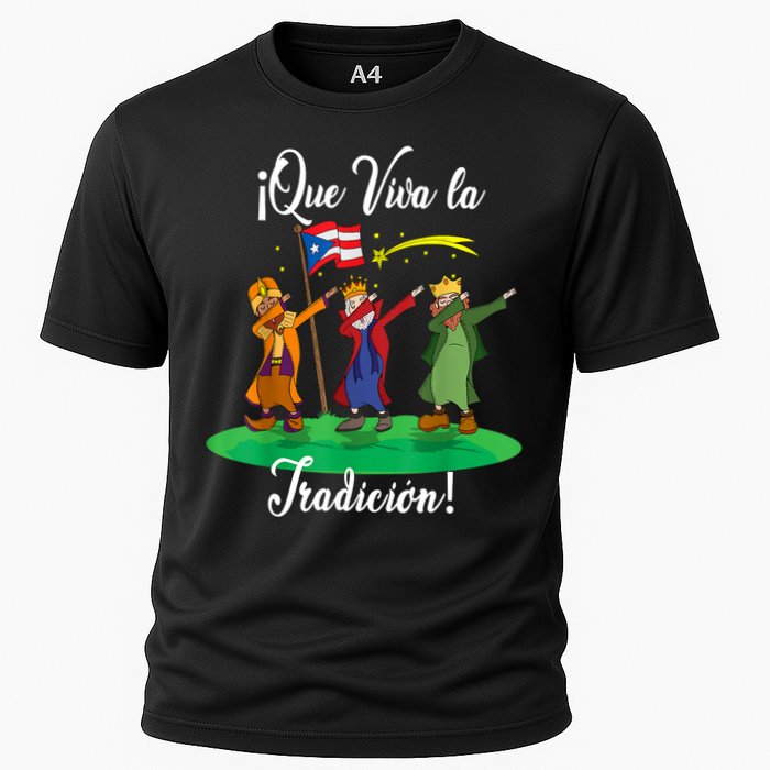 Los Tres Reyes Magos Three Wise Men Kings Dabbing Christmas TShirt Cooling Performance Crew T-Shirt