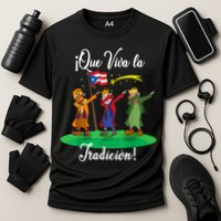 Los Tres Reyes Magos Three Wise Men Kings Dabbing Christmas TShirt Cooling Performance Crew T-Shirt