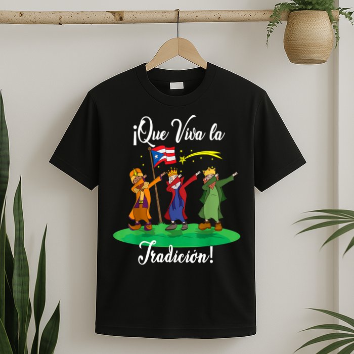 Los Tres Reyes Magos Three Wise Men Kings Dabbing Christmas TShirt T-Shirt