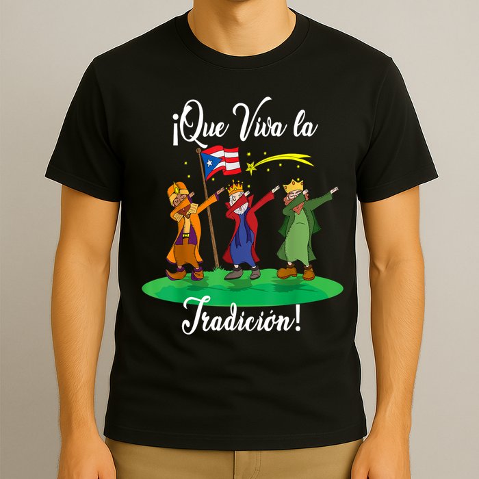 Los Tres Reyes Magos Three Wise Men Kings Dabbing Christmas TShirt T-Shirt