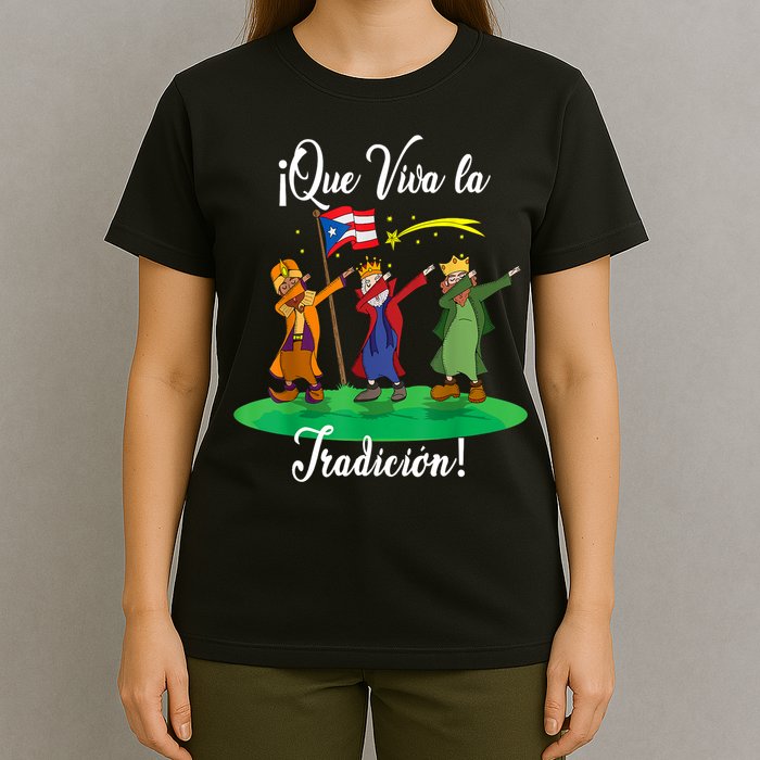 Los Tres Reyes Magos Three Wise Men Kings Dabbing Christmas TShirt T-Shirt