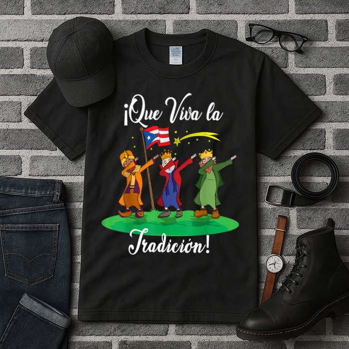 Los Tres Reyes Magos Three Wise Men Kings Dabbing Christmas TShirt Tall T-Shirt