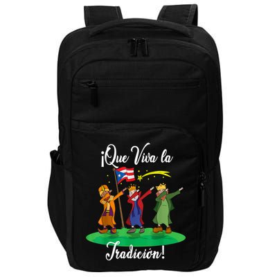 Los Tres Reyes Magos Three Wise Men Kings Dabbing Christmas TShirt Impact Tech Backpack
