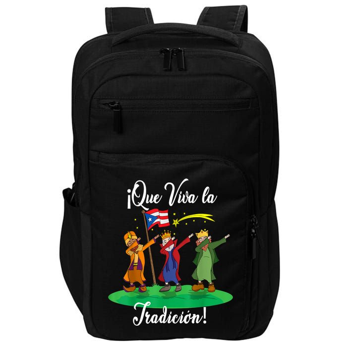 Los Tres Reyes Magos Three Wise Men Kings Dabbing Christmas TShirt Impact Tech Backpack