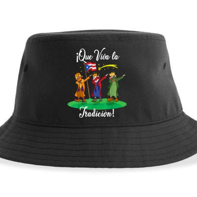 Los Tres Reyes Magos Three Wise Men Kings Dabbing Christmas TShirt Sustainable Bucket Hat