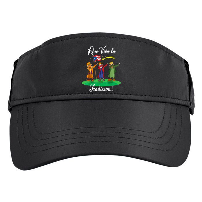 Los Tres Reyes Magos Three Wise Men Kings Dabbing Christmas TShirt Adult Drive Performance Visor