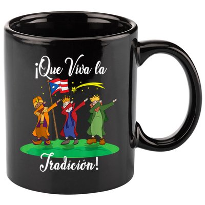 Los Tres Reyes Magos Three Wise Men Kings Dabbing Christmas TShirt 11oz C Handle Ceramic Mug