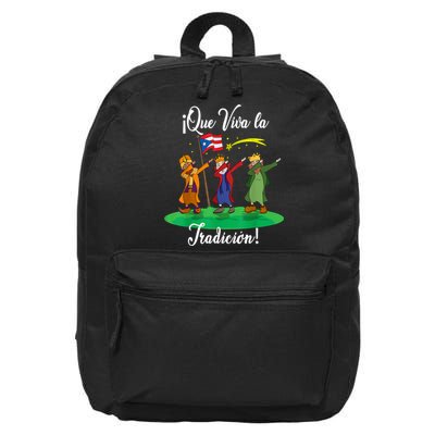 Los Tres Reyes Magos Three Wise Men Kings Dabbing Christmas TShirt 16 in Basic Backpack