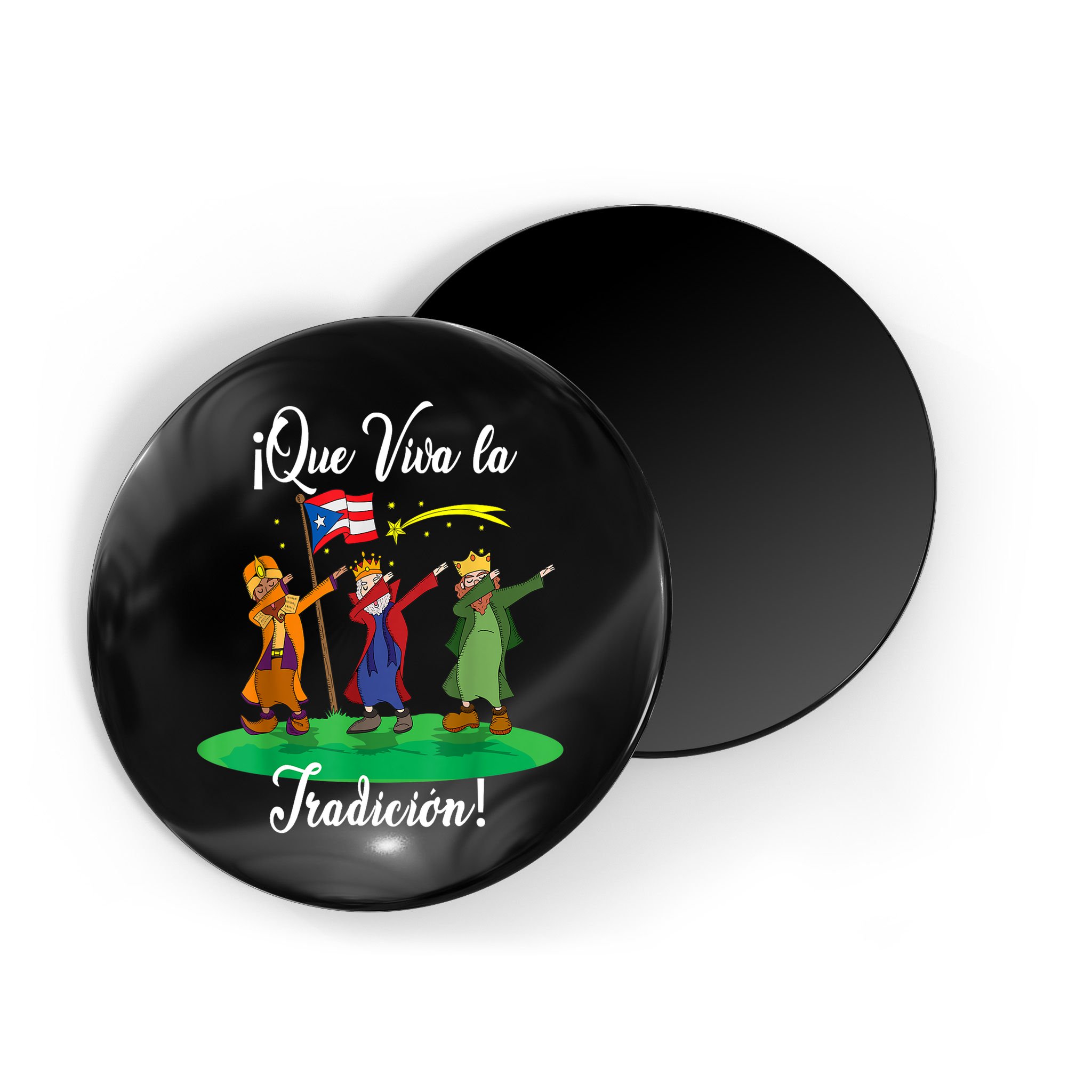Los Tres Reyes Magos Three Wise Men Kings Dabbing Christmas TShirt Magnet