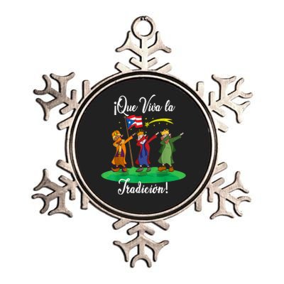 Los Tres Reyes Magos Three Wise Men Kings Dabbing Christmas TShirt Metallic Star Ornament