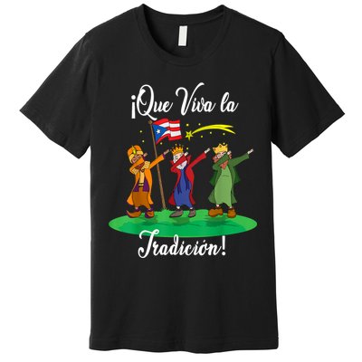 Los Tres Reyes Magos Three Wise Men Kings Dabbing Christmas TShirt Premium T-Shirt