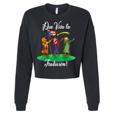 Los Tres Reyes Magos Three Wise Men Kings Dabbing Christmas TShirt Cropped Pullover Crew