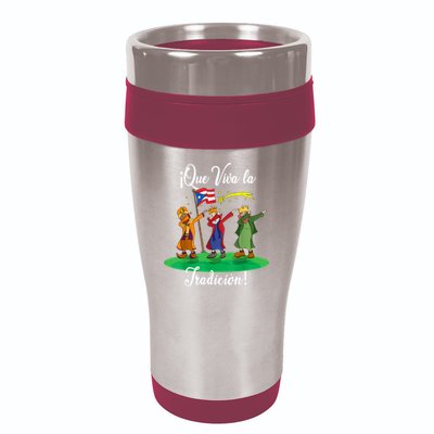 Los Tres Reyes Magos Three Wise Men Kings Dabbing Christmas TShirt 16oz Travel Tumbler