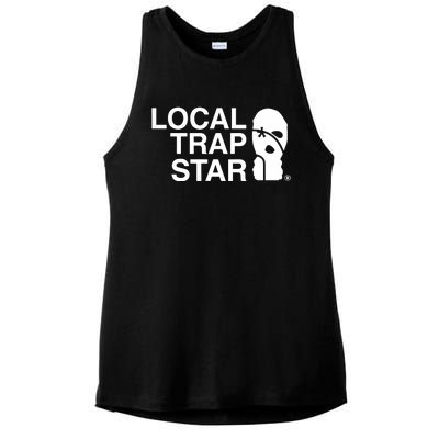 Local Trap Star Ladies PosiCharge Tri-Blend Wicking Tank