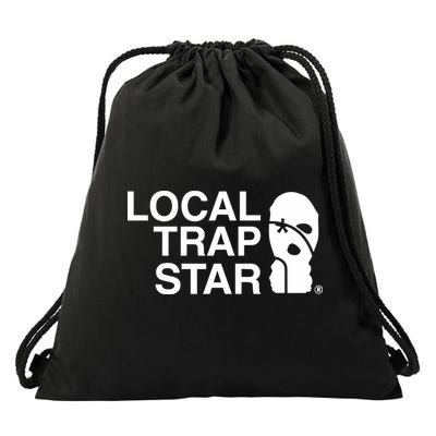 Local Trap Star Drawstring Bag
