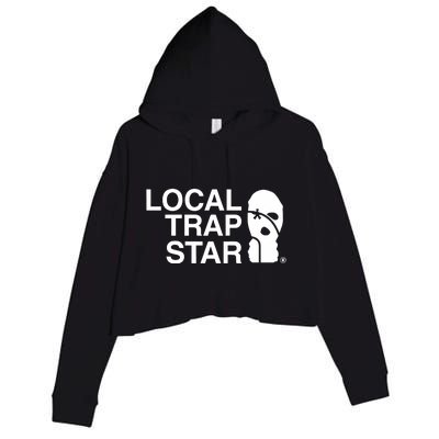 Local Trap Star Crop Fleece Hoodie