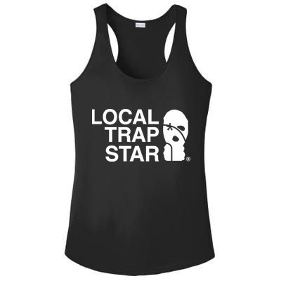 Local Trap Star Ladies PosiCharge Competitor Racerback Tank