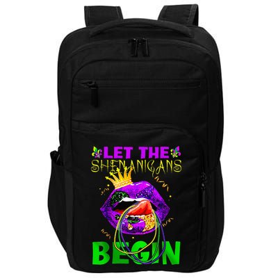 Let The Shenanigans Begin Mardi Gras Impact Tech Backpack
