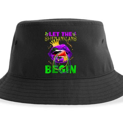 Let The Shenanigans Begin Mardi Gras Sustainable Bucket Hat