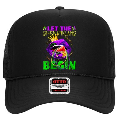 Let The Shenanigans Begin Mardi Gras Trucker Hat